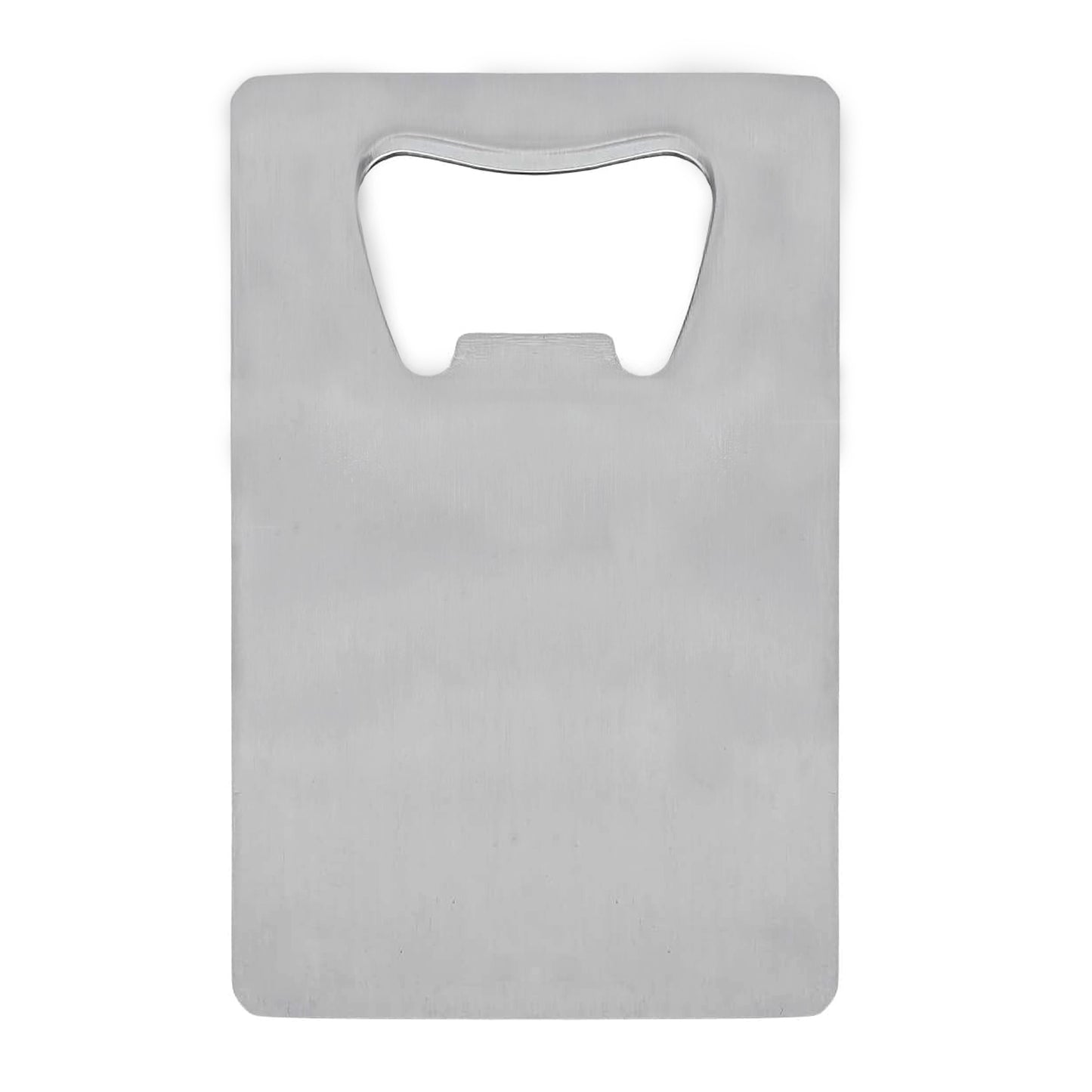 KF SHEILD ENGRAVED STAINLESS STEEL CREDIT CARD SIZE BOTTLE OPENER