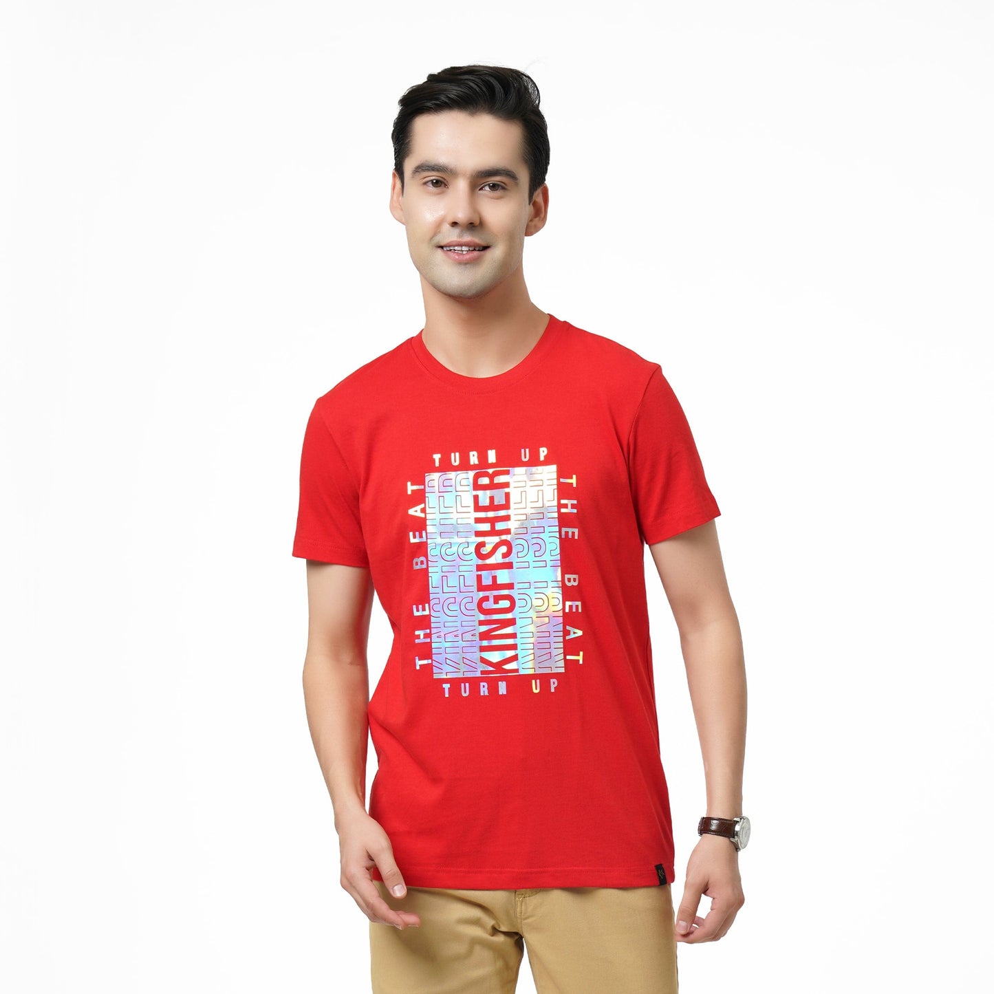 KF RN IRIDESCENT BEAT RED S/SLV T SHIRT