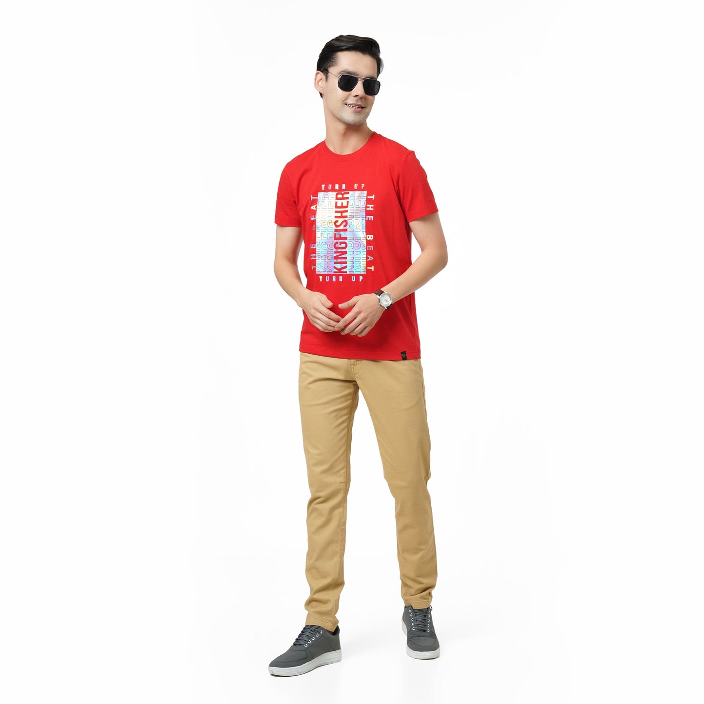 KF RN IRIDESCENT BEAT RED S/SLV T SHIRT