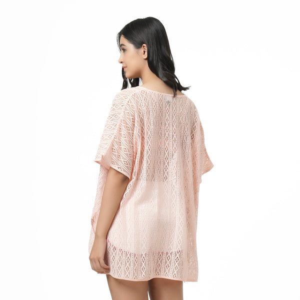 KF Lace Pink Cover Up