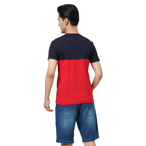 KF RN Cut & Sew Red  S/Slv T Shirt