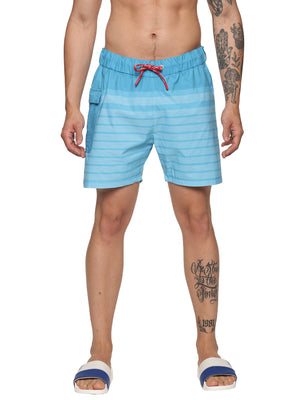 KF Striper Blue Board/Swim Shorts-5