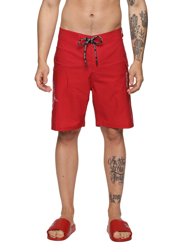 KF Red Board/Swim shorts - 7.5"