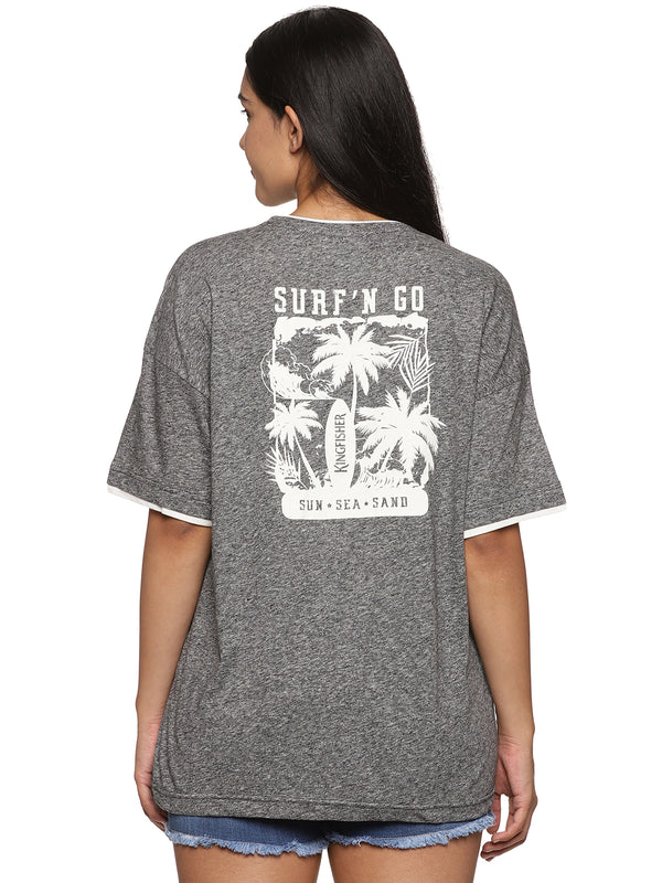 KF S/Slv Surf'N-Go Melange T Shirt - 1