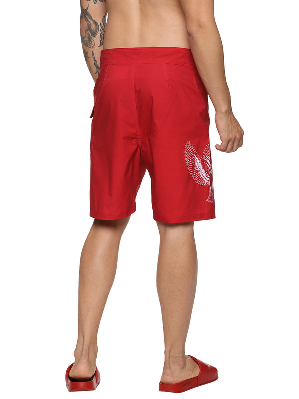 KF Red Board/Swim shorts - 7.5"