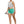 Load image into Gallery viewer, KF Green Waffle Shorts with Contrast Piping
