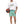 Load image into Gallery viewer, KF Striper Green Board/Swim Shorts-5&quot;
