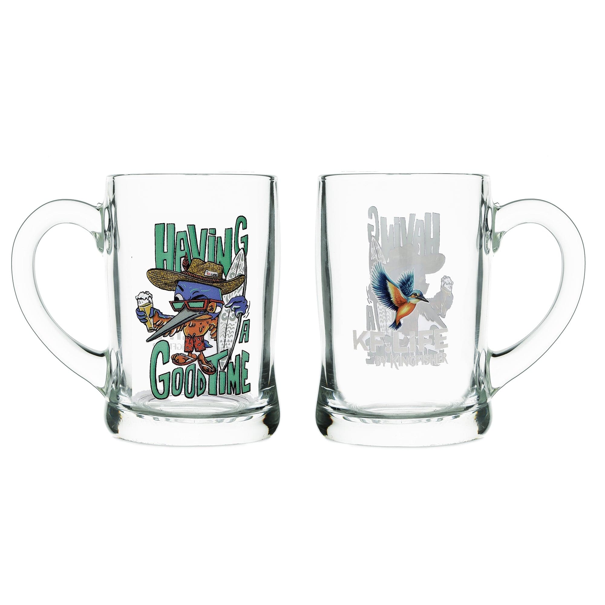 Having Good Time Mug, 450ml - Set of 2