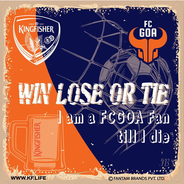 I'm a Goa Fan FC GOA x KF.LIFE Coaster - Set of 2