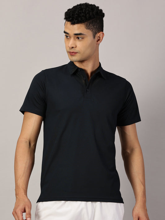 KF DRESS BLUE MEN'S CLASSIC ACTIVE POLO T-SHIRT