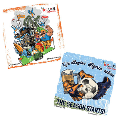 FC Goa x KF.LIFE Souvenir Coaster - Set of 2