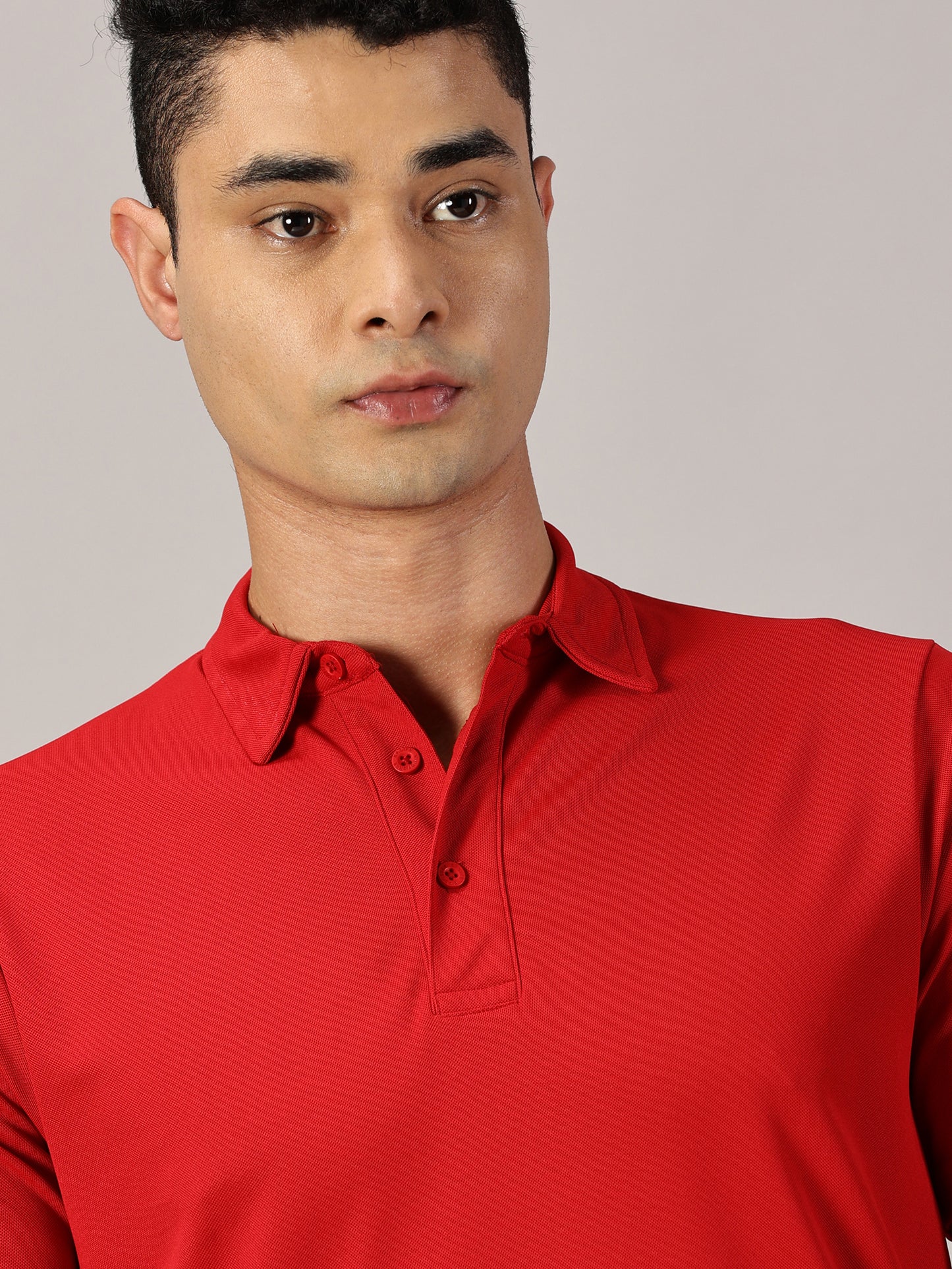 KF ARROW RED MEN'S CLASSIC ACTIVE POLO T-SHIRT