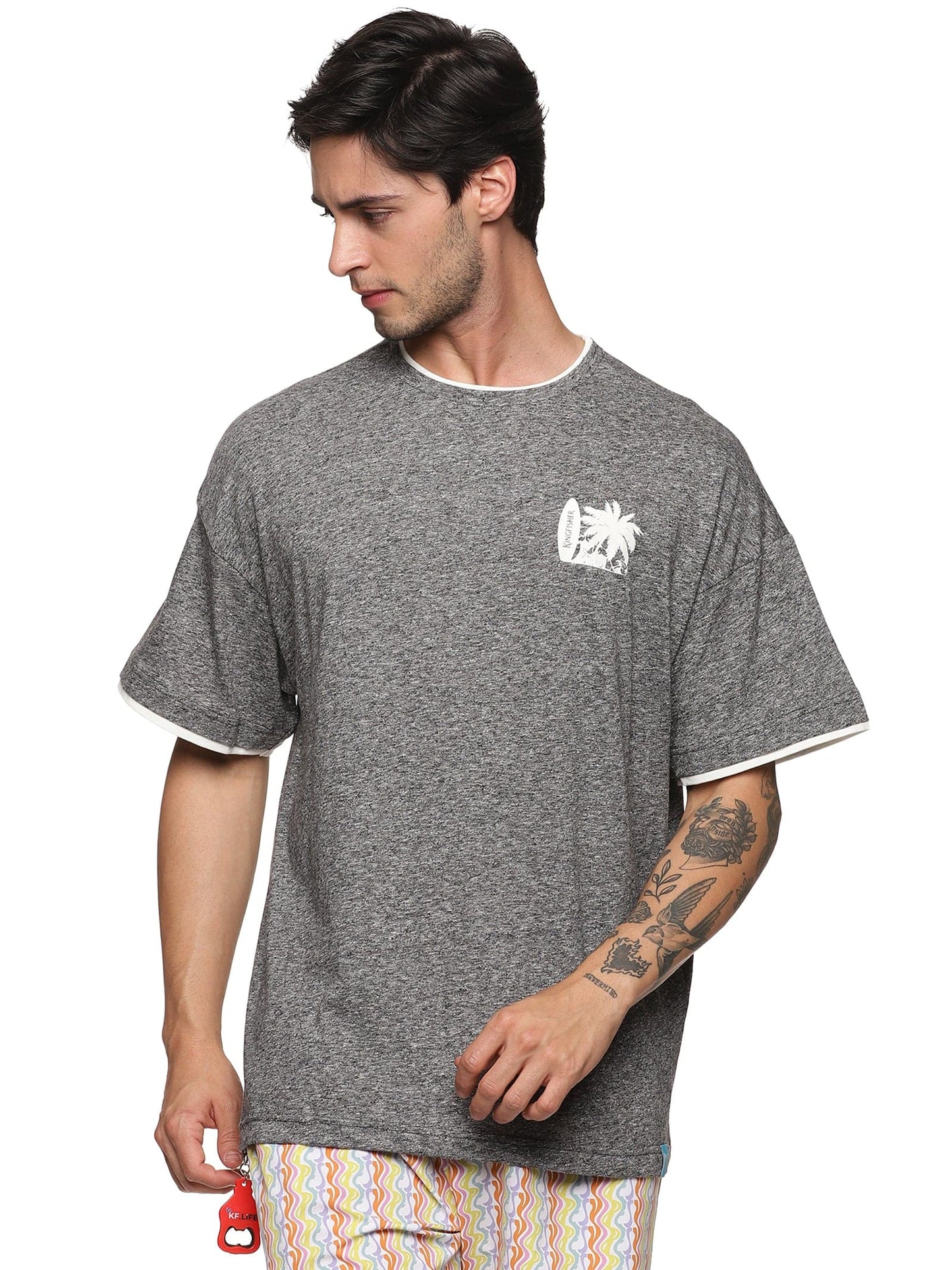 KF S/Slv Surf'N-Go Melange T Shirt - 1