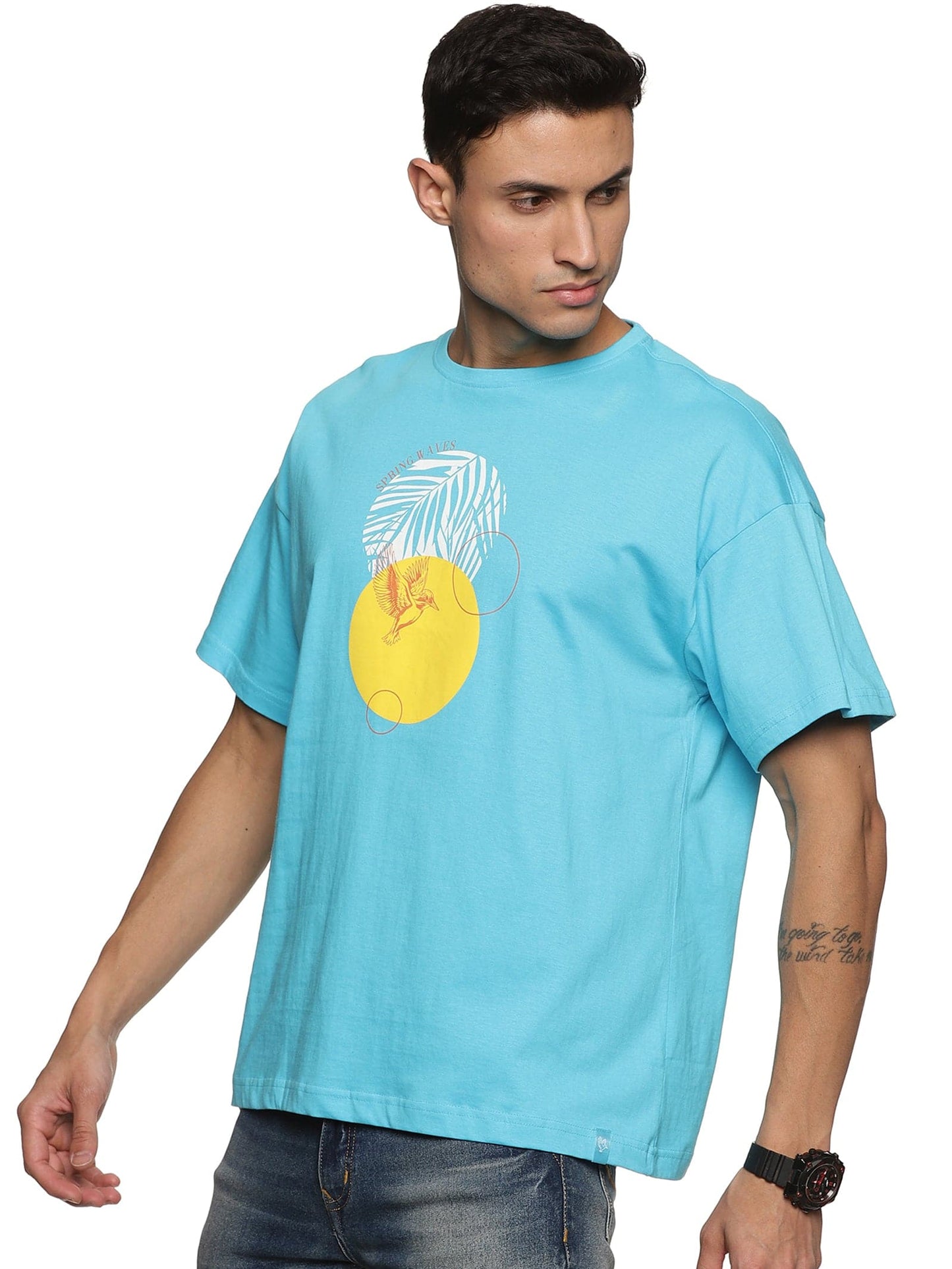 KF SS SPRING WAVES BLUE T SHIRT