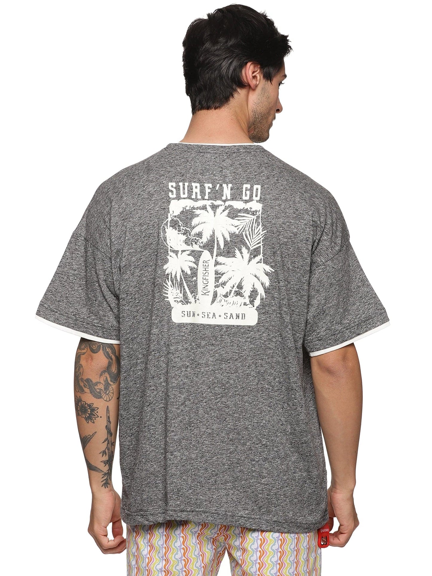 KF S/Slv Surf'N-Go Melange T Shirt - 1