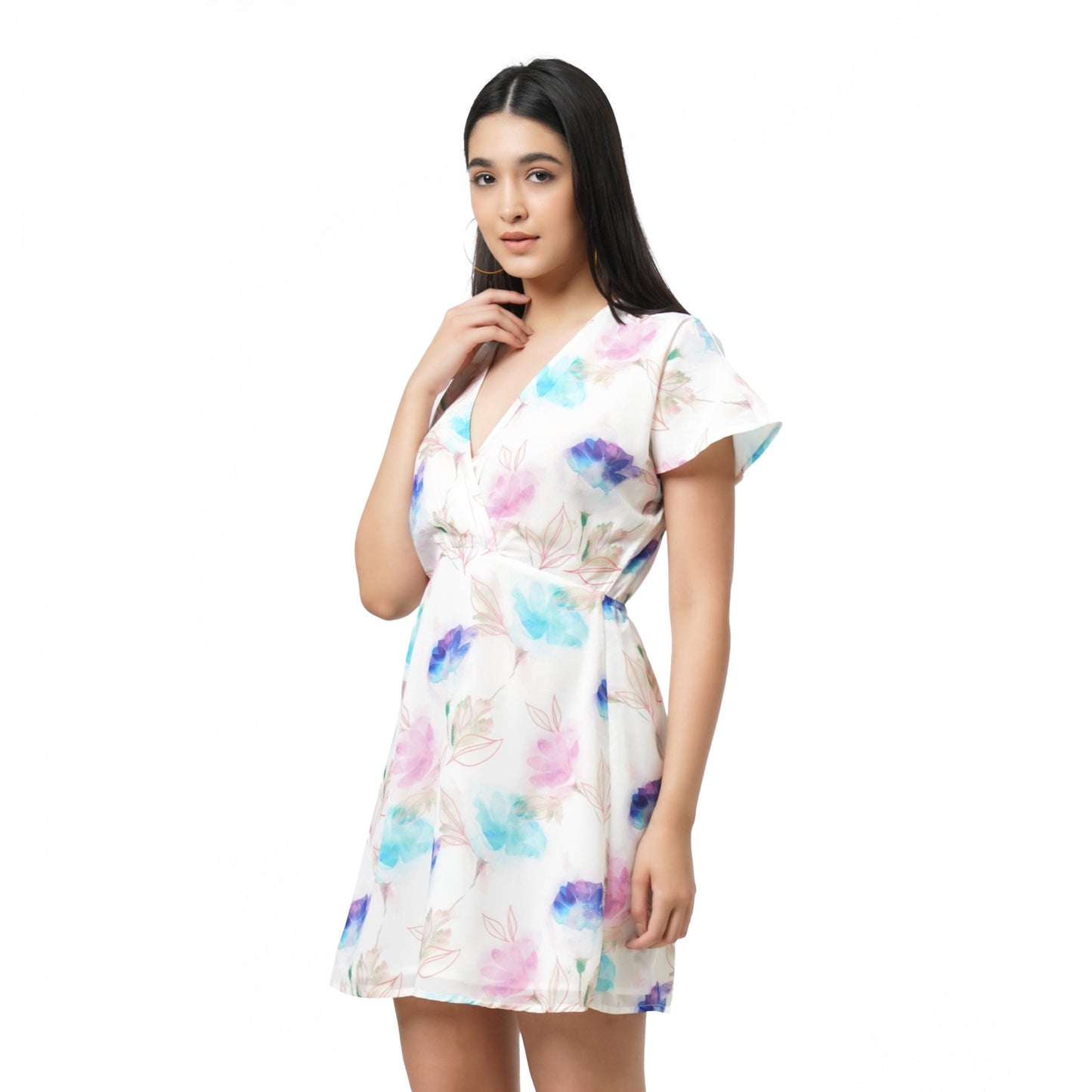 KF Floral Multi colour dress