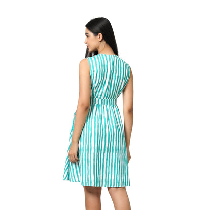 KF Green Striper dress