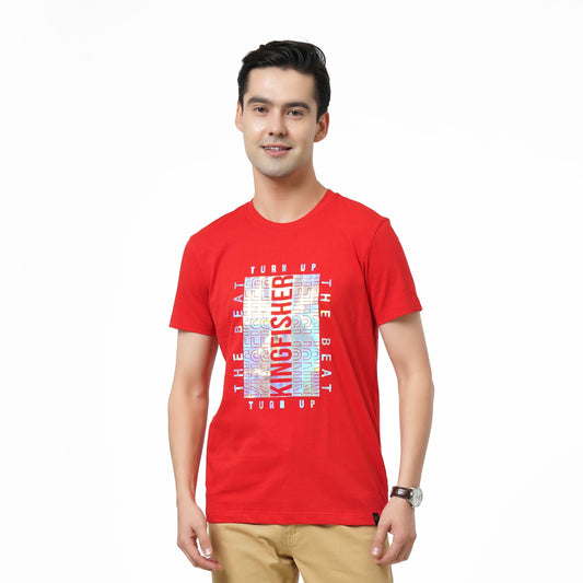 KF RN IRIDESCENT BEAT RED S/SLV T SHIRT