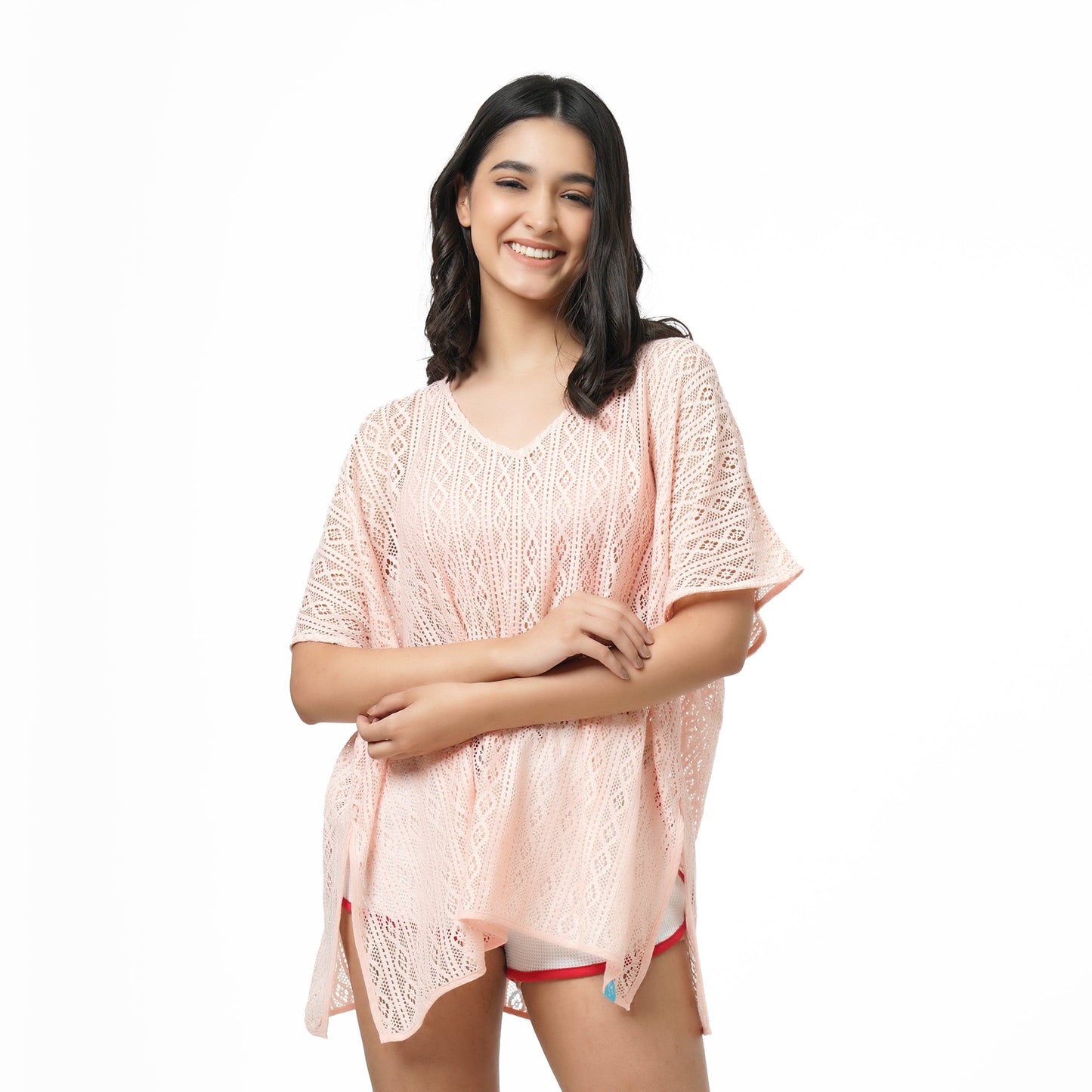 KF Lace Pink Cover Up