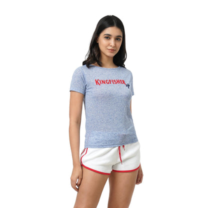 KF S/Slv Embroidered T Shirt