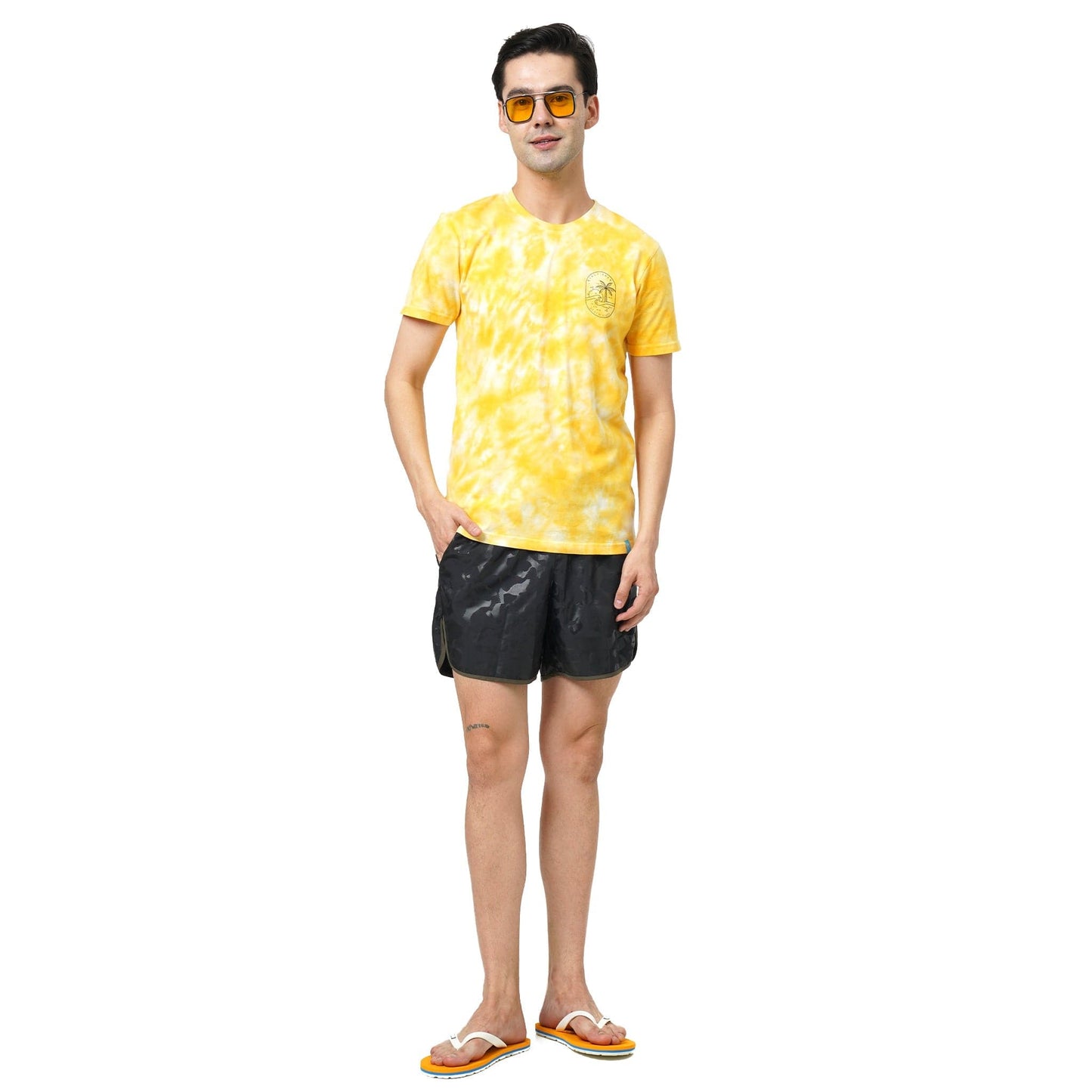 KF Yellow Tie & Dye T Shirt