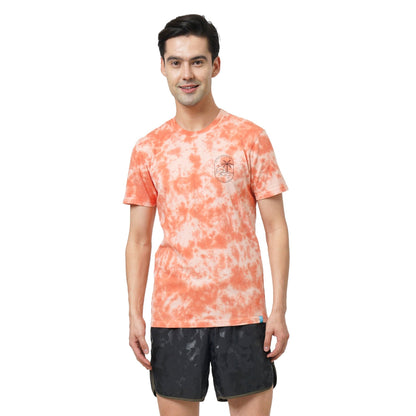 KF Peach Tie & Dye T Shirt