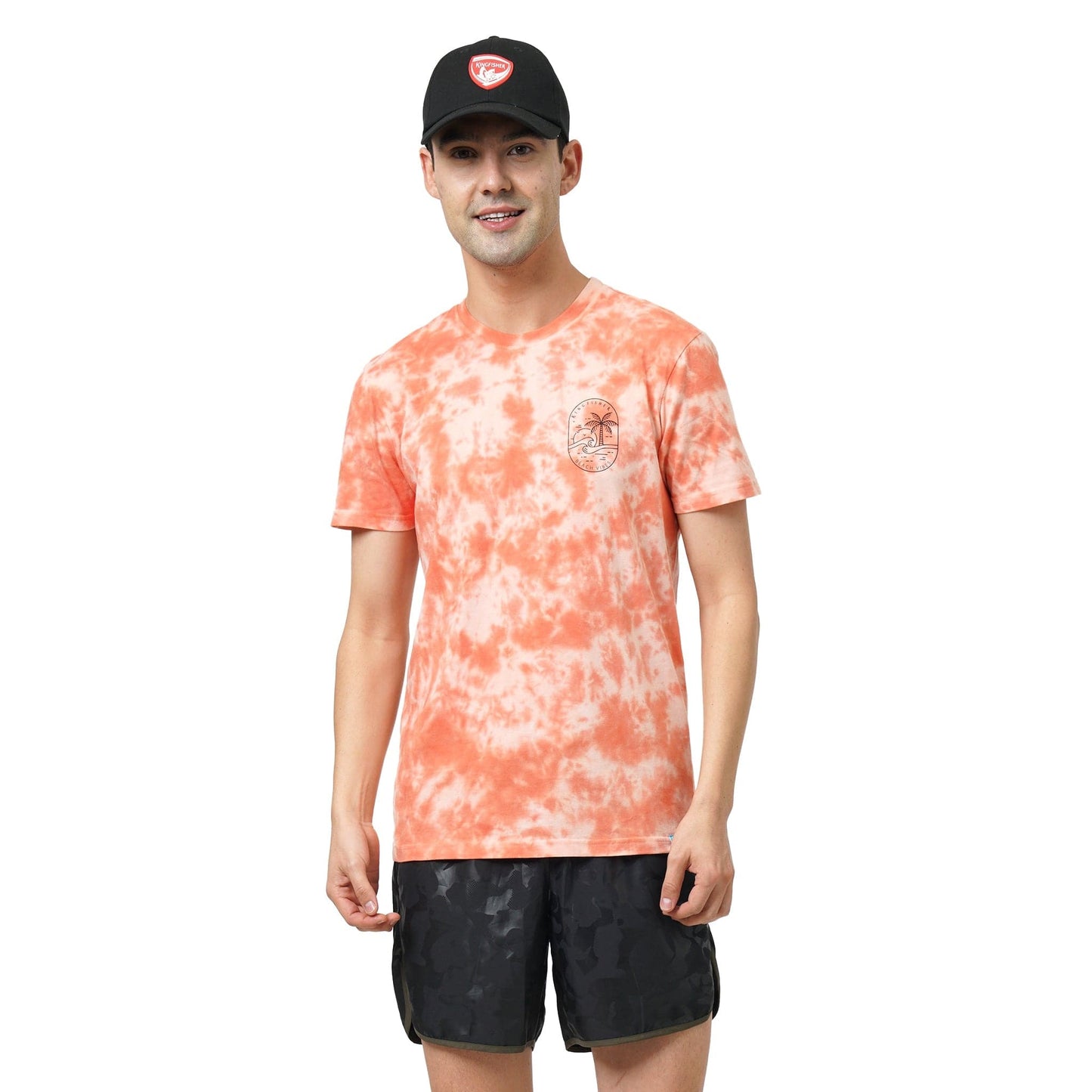 KF Peach Tie & Dye T Shirt