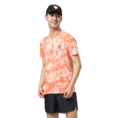 KF Peach Tie & Dye T Shirt