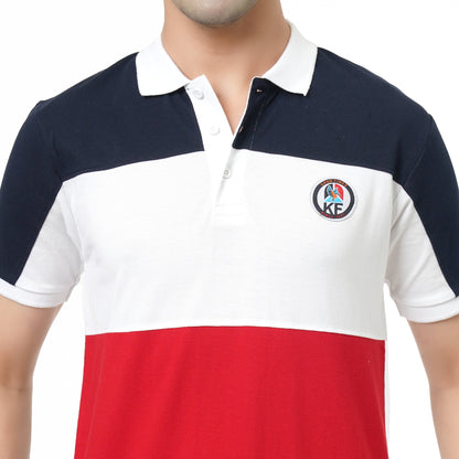 KF COLOUR BLOCK S/SLV POLO T SHIRT - 2