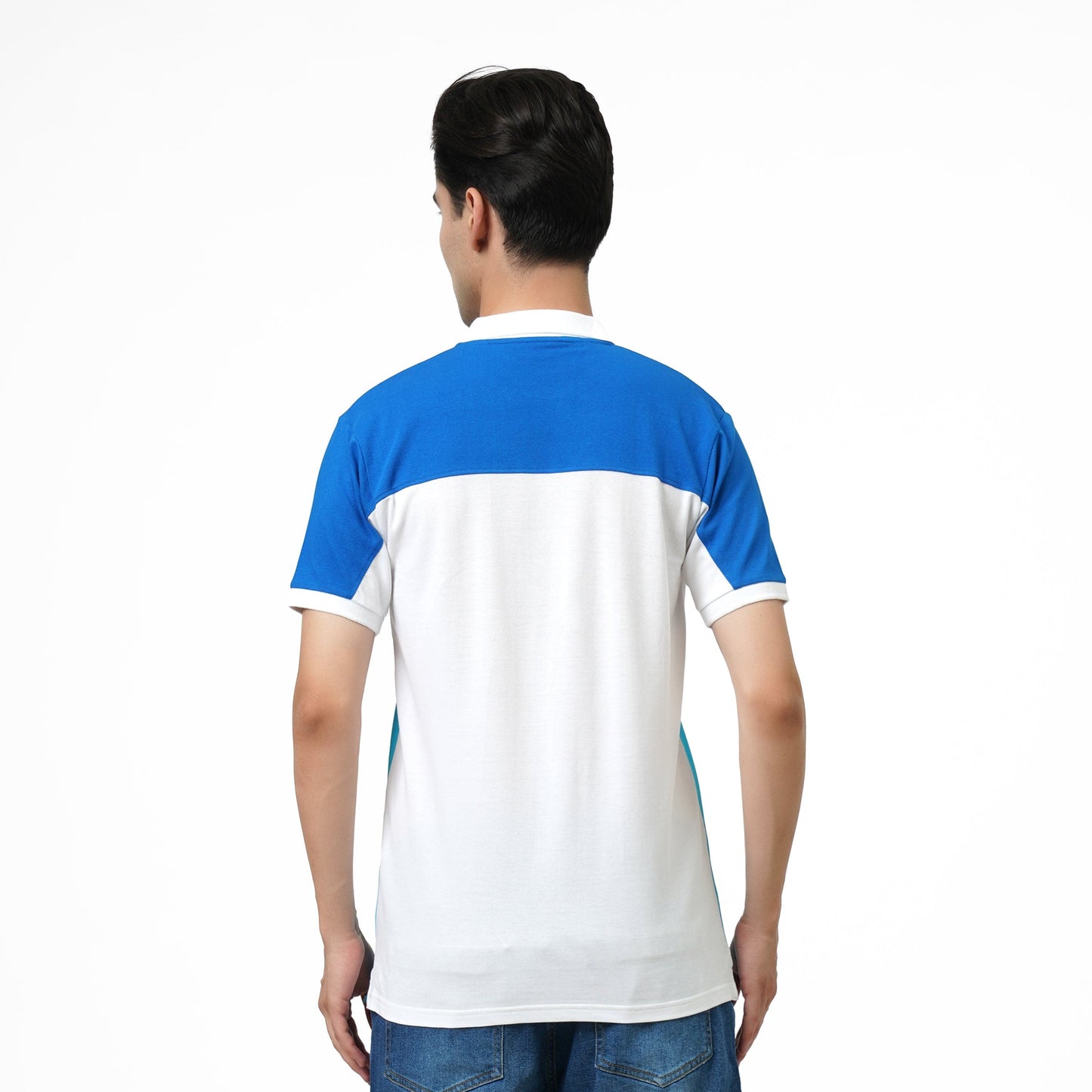 KF COLOUR BLOCK S/SLV POLO T SHIRT - 1