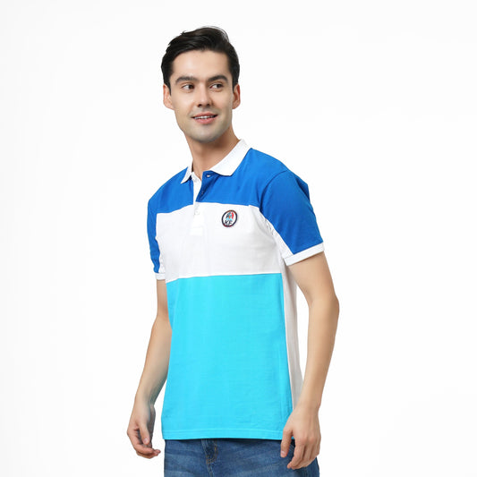 KF COLOUR BLOCK S/SLV POLO T SHIRT - 1