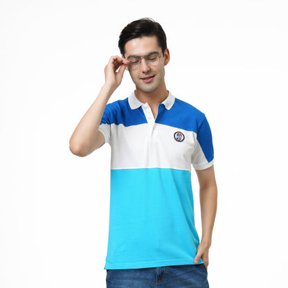 KF COLOUR BLOCK S/SLV POLO T SHIRT - 1