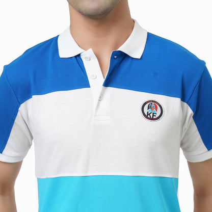 KF COLOUR BLOCK S/SLV POLO T SHIRT - 1