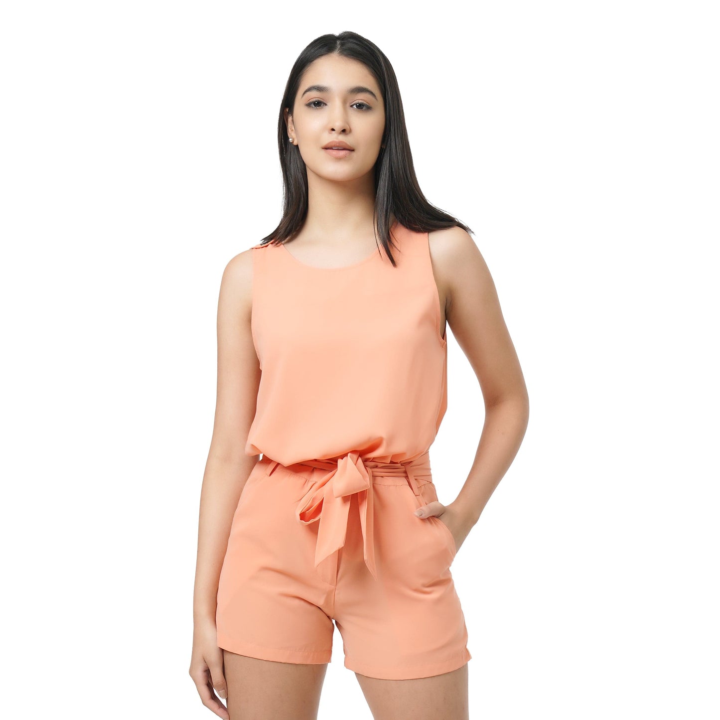 KF Sleeveless top and shorts co-ord set