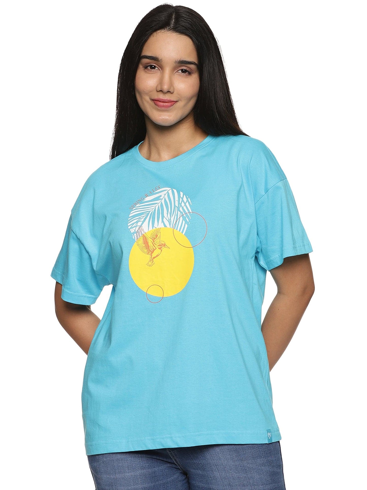 KF SS SPRING WAVES BLUE T SHIRT