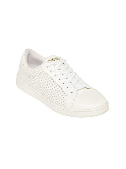 KF White Sneaker with gold engraving