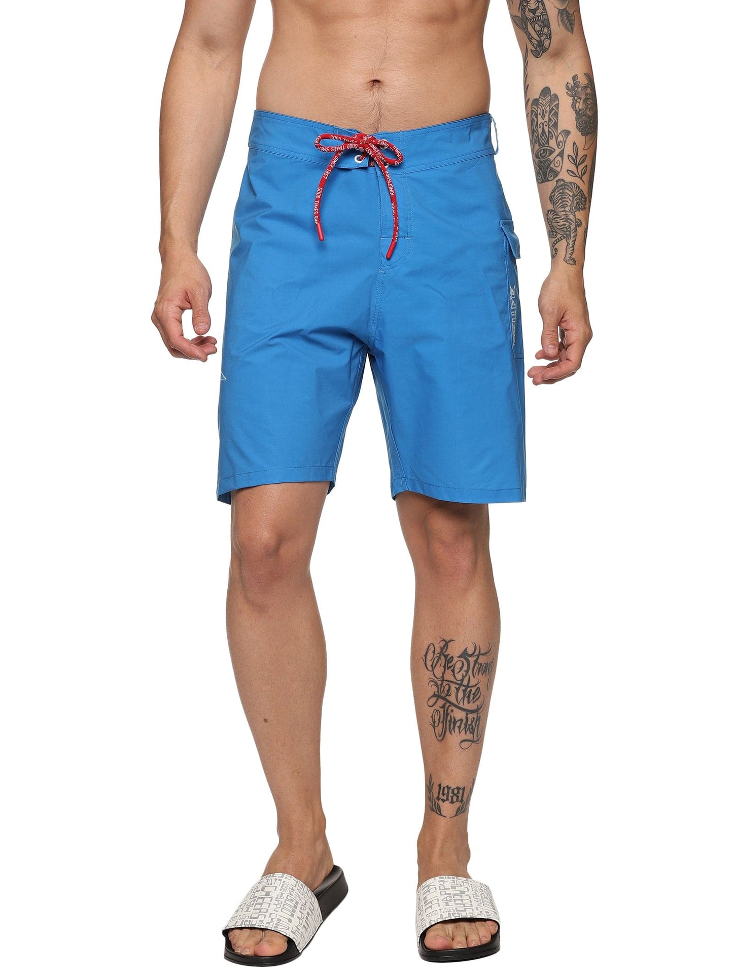 KF BLUE BOARD/SWIM SHORTS - 7.5"