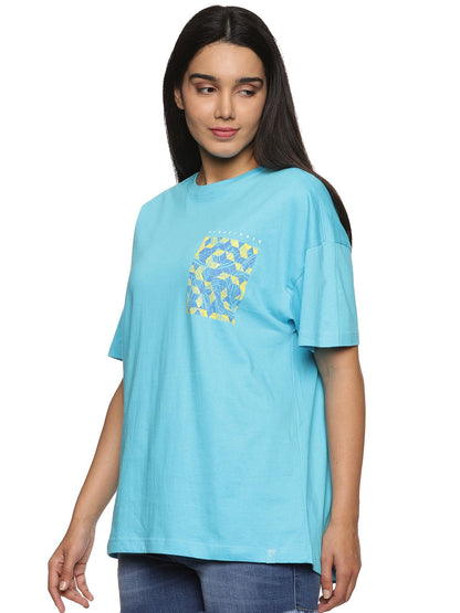 KF RN LET'S DANCE  BLUE S/SLV T SHIRT