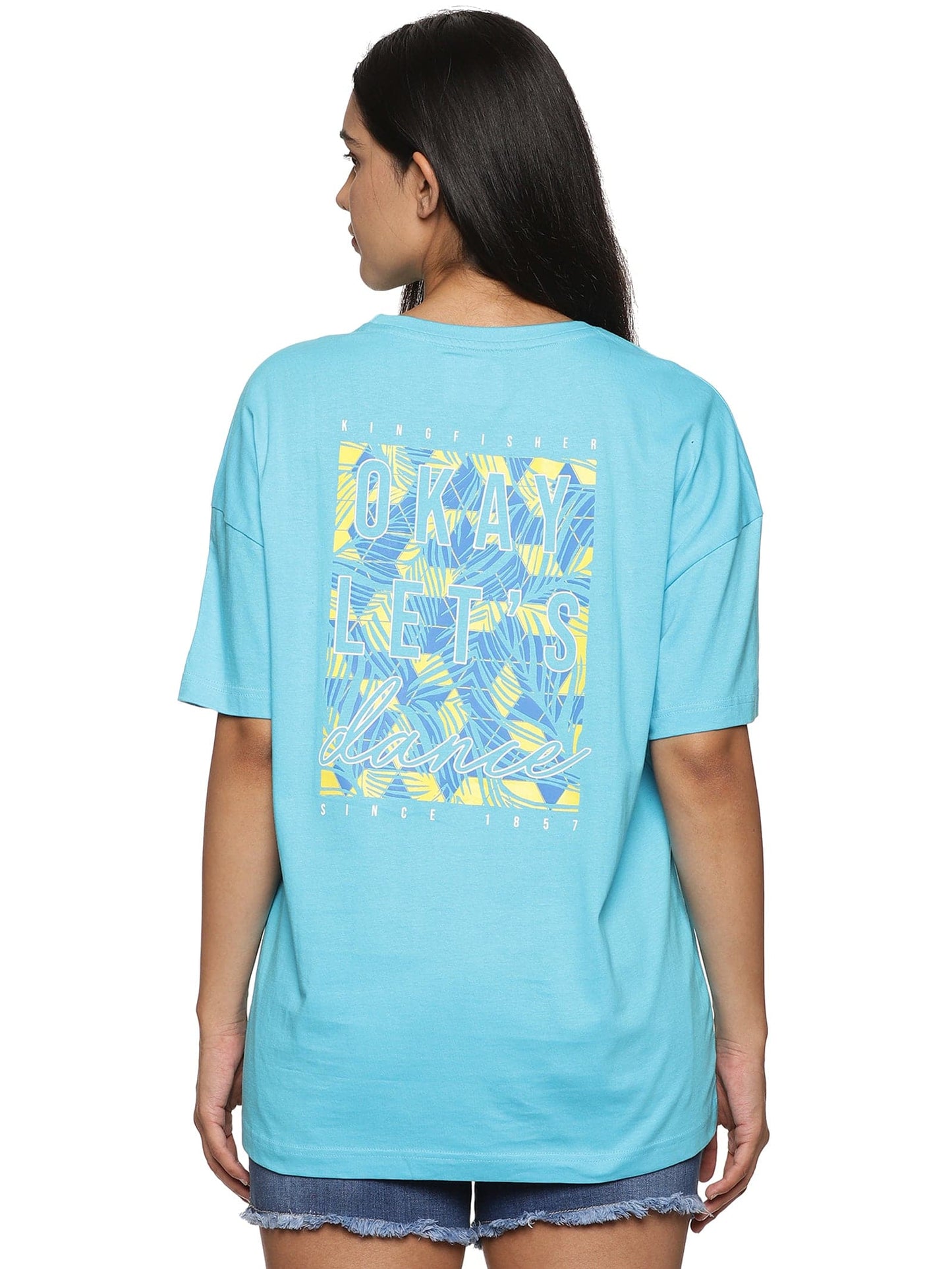 KF RN LET'S DANCE  BLUE S/SLV T SHIRT