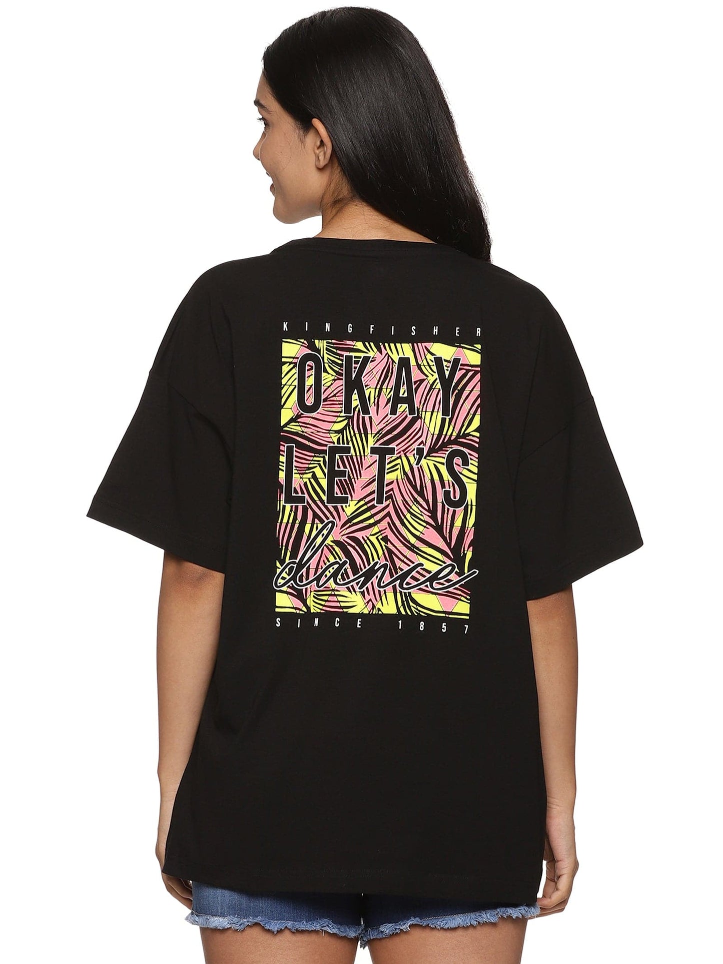 KF RN LET'S DANCE BLACK S/SLV T SHIRT